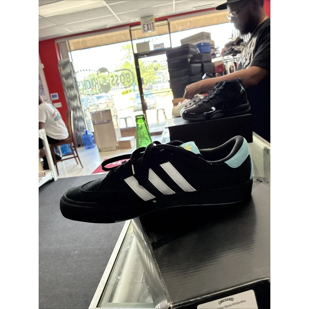 Adidas Men's Nora Skate Shoes JP8588 Black/ Cloud White/ Gold Metallic Size 11